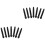 100Stk Make-Up Lidschattenpinsel Set Mit Runden Schwarzen 3