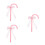 3Ud Bastones De Disfraz Rosa Con , Accesorios Para Eventos 6