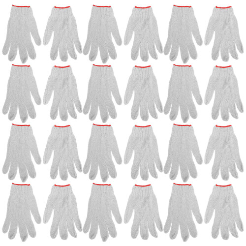 24Pares Guantes De Labor Resistentes De Nylon Y Para Hogar