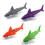 12Ud Juguetes Para Nadar Dive Duoy Tiburón Multicolor 2