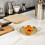 3Stk Tablett Golden Doppelte Snack Servierplatte 6