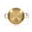 3Stk Tablett Golden Doppelte Snack Servierplatte 3