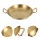 3Stk Tablett Golden Doppelte Snack Servierplatte 9