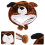 2Ud Gorro Niños Marrón Peluche Cómodo Y Protector De Orejas 6