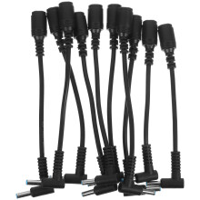 50Stk Power Supply Adapter Kabel Schwarz Tip Converter Laptop Kabel