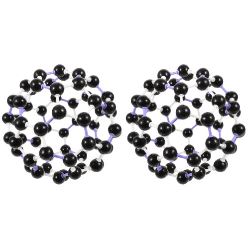 2Sets Mehrfarbiges C60 Modell Molekulare Struktur Lehrhilfe 2
