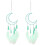 2Ud Decorativo Atrapasueños Azul Tejido Para Pared 2