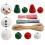 2Jgo De Madera Multicolor Para Creaciones DIY Festivas 2