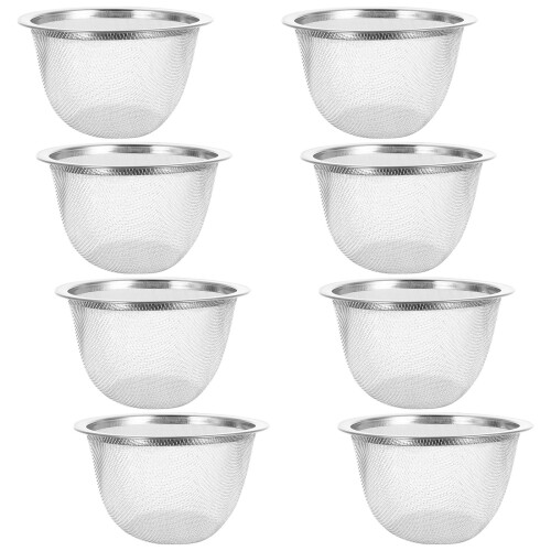 24Ud Reutilizable De Té Acero Inoxidable Moderno Plata