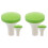 4Ud Boquilla Para Regadera Plástica Verde Control Uniforme 4