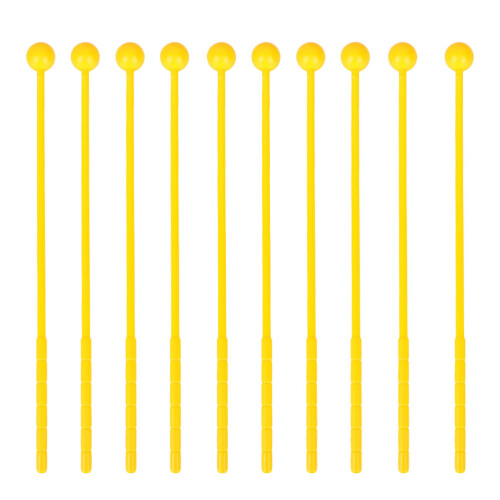 24Ud Didácticos Para Batería Infantil Plástico Amarillo