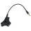 2Ud Adaptador Audio 3.5mm 5 Salidas Negro Compatible Y Funcional 11