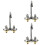 3Ud Acero Inoxidable Doble Manija Para Lavabo 8