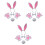 3Jgo Accesorios Cosplay Niñas Guantes 3