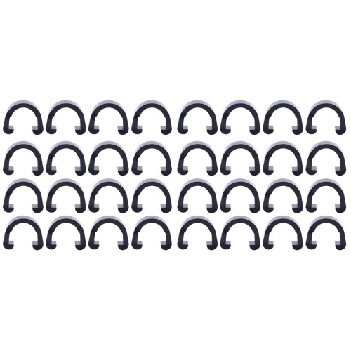 200Ud C Clips Para , Abrazaderas Plásticas Negras Para Cables 1