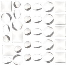 1000Ud De Vidrio Multiusos Transparentes Para Decoraciones DIY
