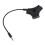 2Ud Adaptador Audio 3.5mm 5 Salidas Negro Compatible Y Funcional 8
