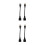 4Ud Soporte Carga USB Negro Compacto Y Estable 4
