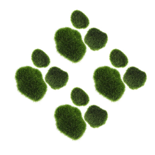 12Ud Artificiales De Musgo Para Decorar Y Acuarios 2