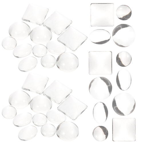 1000Ud De Vidrio Multiusos Transparentes Para Decoraciones DIY 1