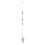 3Ud Pendulum Hexagonal Rosa Durable De Cristal Para Decoración 1