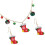 2Jgo Collar Y Aretes Con Navideños Multicolor Para Uso 3