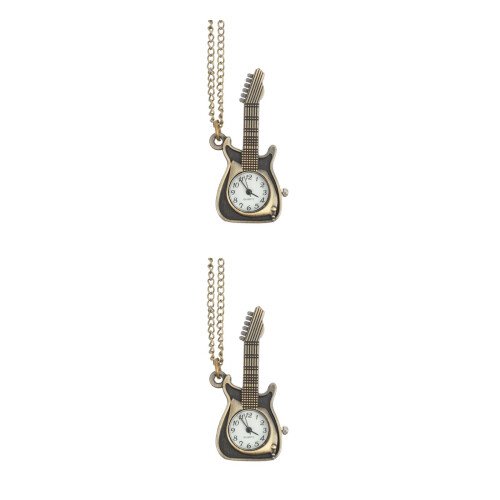 2Ud Relojes De Bolsillo Retro Con Y Movimiento De Dorado 1
