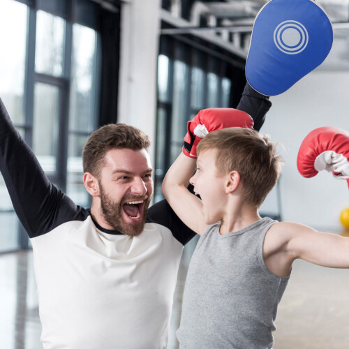 Boxhandschuhe Boxpolster PU Leder Für Mma Karate Training 1