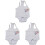 3Ud Fisiológicos De Tela Con Para Perro 2
