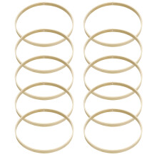 20Ud De Bambú Beige Para Proyectos DIY Hombreares Y Decoración