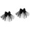 2Ud Accesorios Para Novia Negro Con Y Clip Para 6