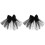 2Ud Accesorios Para Novia Negro Con Y Clip Para 4