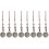 8Ud Collar Compacto De Aleación Multicolor Estilo Tibetano Para Mujer 6