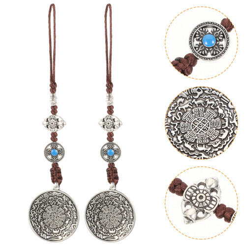 8Ud Collar Compacto De Aleación Multicolor Estilo Tibetano Para Mujer 2