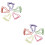 48Ud Clips De Papel Pie Multicolor Para Y Oficina 6