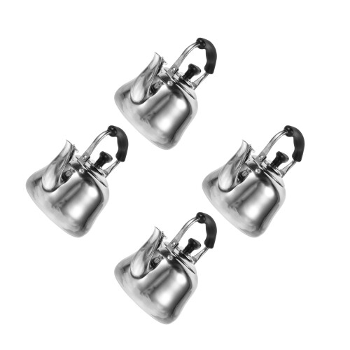 4Ud Tetera De Acero Inoxidable Con Mango Para Y Silbato 2