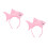 2Ud Tocados Infantiles Dorado Rosa Material Resistente Unisex 7