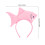 2Ud Tocados Infantiles Dorado Rosa Material Resistente Unisex 2
