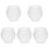 5Ud Moldes De Silicona Para Velas DIY Flexible Sin Olor 3