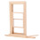 2Ud Ventana De Madera Beige Para Casa De Muñecas Accesorio Mini 1