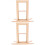 2Ud Ventana De Madera Beige Para Casa De Muñecas Accesorio Mini 7