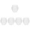 5Ud Moldes De Silicona Para Velas DIY Flexible Sin Olor 6