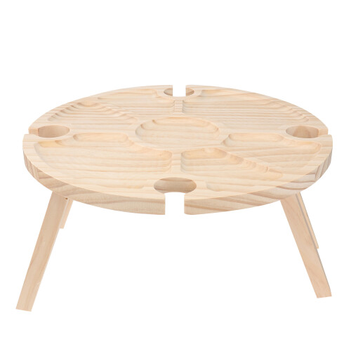 2Ud Madera Plegable Khaki Para Camping, Y Picnic