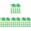 120Ud Ornamentos Resina Verde Para Decoración 4