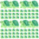 120Ud Ornamentos Resina Verde Para Decoración 7