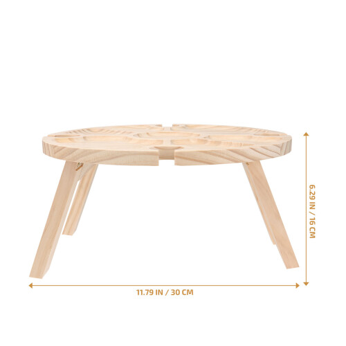 2Ud Madera Plegable Khaki Para Camping, Y Picnic 1