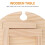 2Ud Madera Plegable Khaki Para Camping, Y Picnic 5