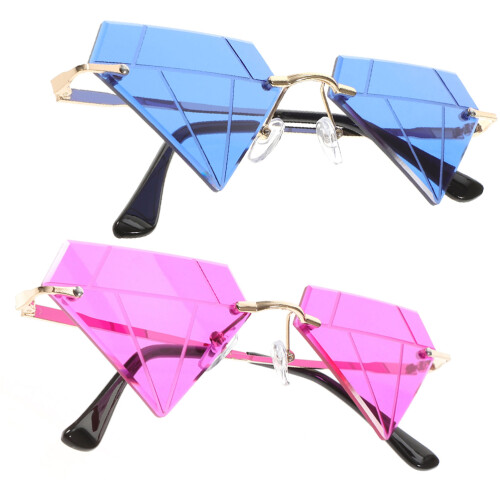 10Ud Gafas Sin Montura Cómodas Multicolor Para Decoración 2