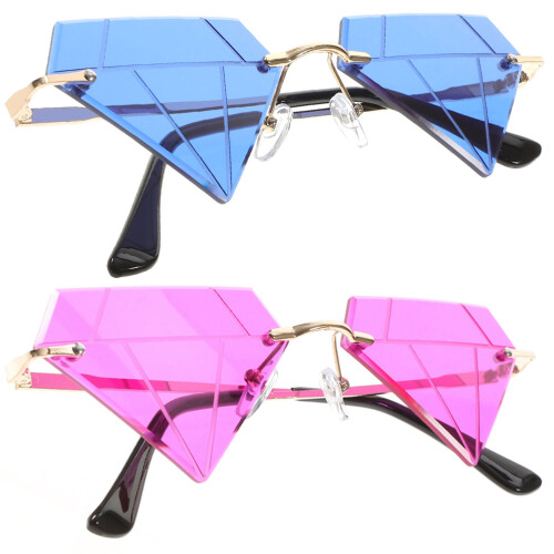 10Ud Gafas Sin Montura Cómodas Multicolor Para Decoración 1