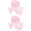 4Ud Triangular Onigiri Rosa Reusable Para Sushi En Cocina 7
